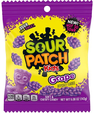Sour Patch Kids Peg Bag Grape