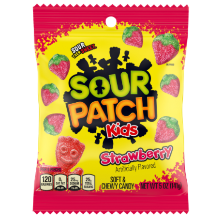 Sour Patch Kids Peg Bag Strawberry
